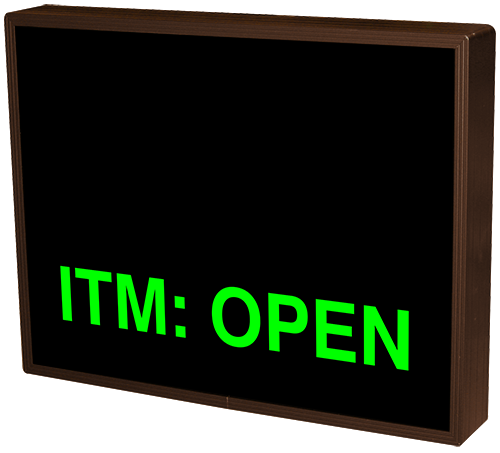 Signal-Tech ATM: OPEN | ITM: OPEN (120-277 VAC) - 35634 Product Message