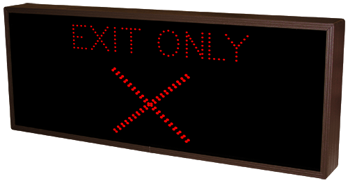 Signal-Tech APPOINTMENTS w/Down Arrow | EXIT ONLY X (120-277 VAC) - 35728 Product Message