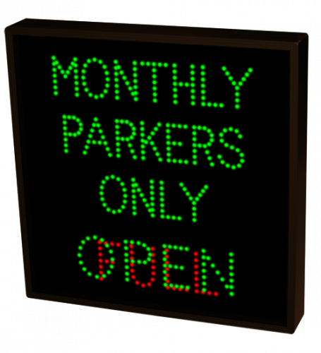 Signal-Tech 37634 TCL2424GGR-J593/120-277VAC MONTHLY PARKERS ONLY | OPEN | FULL (120-277 VAC)