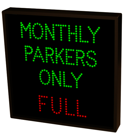 Signal-Tech MONTHLY PARKERS ONLY | OPEN | FULL (120-277 VAC) - 37634 Product Message