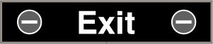 Exit w/ Do Not Enter Symbols Image