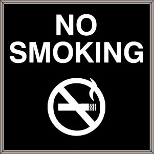 NO SMOKING w/Symbol Image