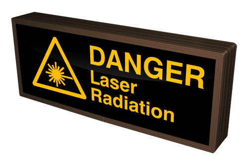 Signal-Tech 38791 SBL718A-H525/120-277VAC DANGER Laser Radiation w/ Symbol (120-277 VAC)