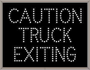 CAUTION TRUCK EXITING Image