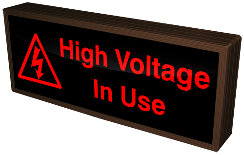 Signal-Tech 40299 SBL718R-K397/120-277VAC High Voltage In Use w/ High Voltage Symbol (120-277 VAC)