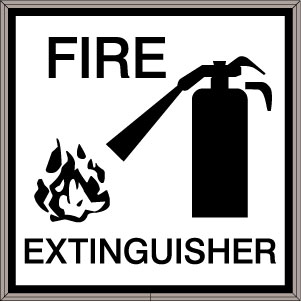 FIRE EXTINGUISHER w/FIRE EXTINGUISHER SYMBOL Image