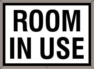 ROOM IN USE Image