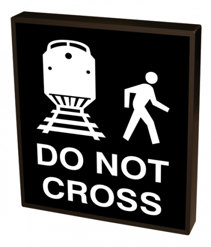 Signal-Tech 47637 PHX3024WR-M224/120-277VAC Train Symbol Pedestrain DO NOT CROSS | Train Symbol Pedestrain DO NOT CROSS (120-277 VAC)