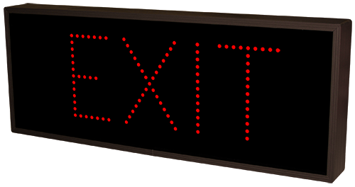 Signal-Tech ENTER | EXIT (120-277 VAC) - 4943 Product Message