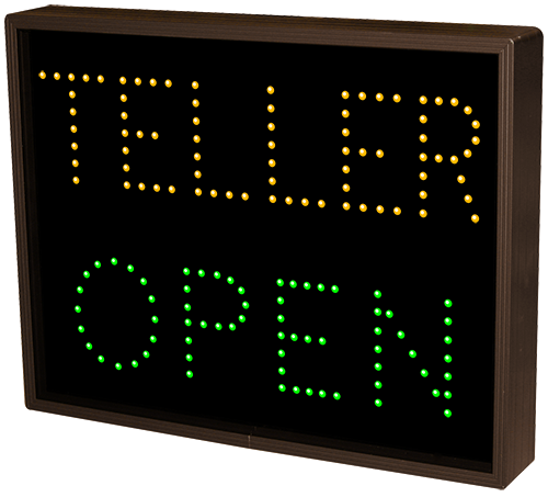 Signal-Tech TELLER | OPEN | CLOSED (120-277 VAC) - 5068 Product Message