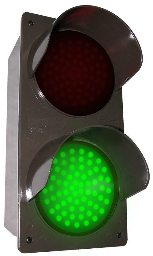 Dårligt humør tunge Shipley 50937 (TCILV-RG/120-277VAC) LED Traffic Controller - Vertical, Red-Green  (120-277 VAC) LED Sign | Open Closed | Signal-Tech