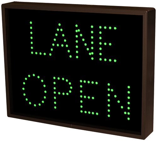 Signal-Tech LANE | OPEN | CLOSED (120-277 VAC) - 5098 Product Message