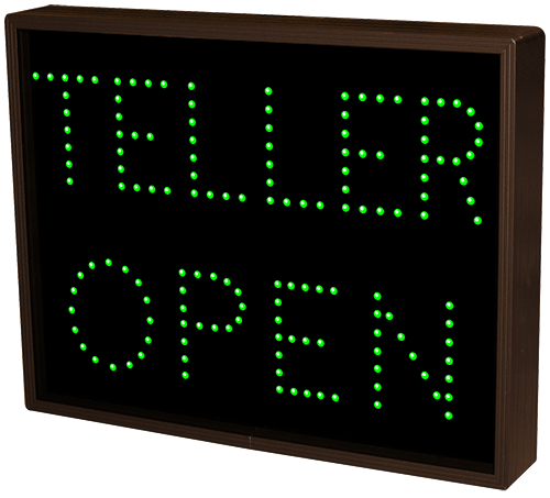 Signal-Tech TELLER | OPEN | CLOSED (120-277 VAC) - 5103 Product Message