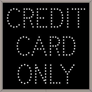 CREDIT CARD ONLY Image