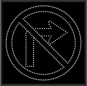 No Right Turn Symbol Image