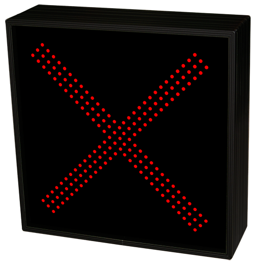 Signal-Tech X | X | Down Arrow (120-277 VAC) - 54009 Product Message