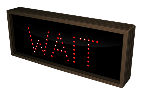 Signal-Tech ENTER | WAIT (120-277 VAC) - 5902 Product Message