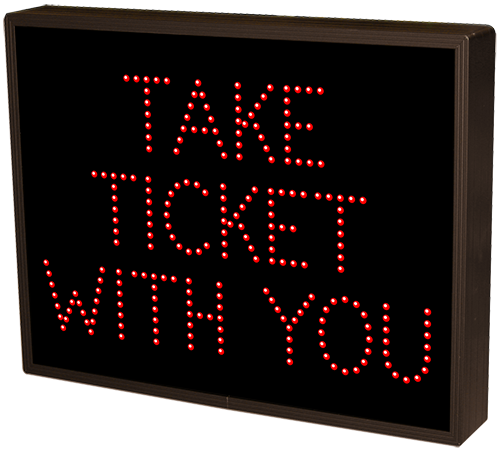 Signal-Tech 6779 TCL1418R-A201/120-277VAC TAKE TICKET WITH YOU (120-277 VAC)